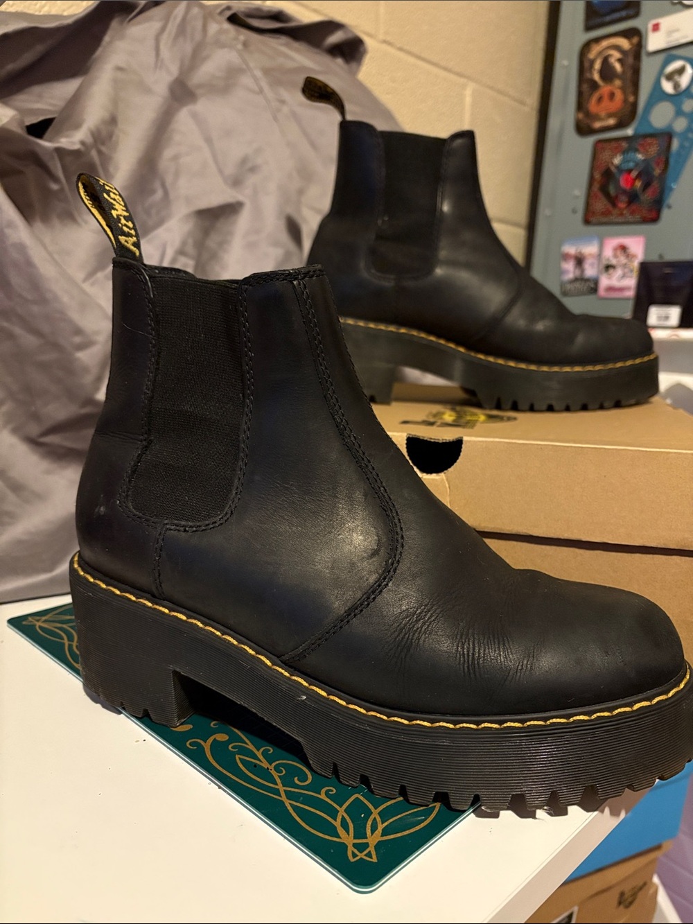 Doc Martens Pre-Loved Rometty Platform Chelsea Boots